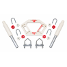 Antenne Delta Loop HF multibande, conçue pour une installation rapide pour activités radioamateur en portable. Onde entière 20m