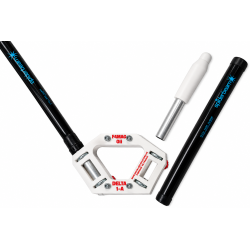 Antenne Delta Loop HF multibande, conçue pour une installation rapide pour activités radioamateur en portable. Onde entière 20m